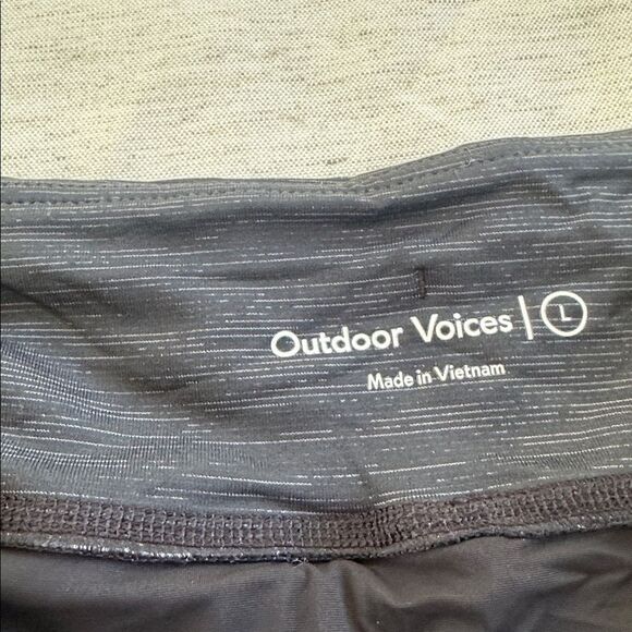 Outdoor Voices Black Athletic Shorts L - Picture 5 of 6